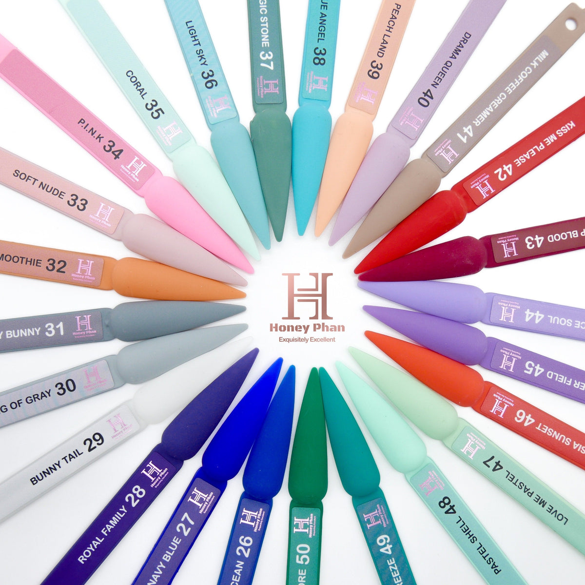 PREMIUM GEL POLISH COLLECTION 192 COLORS ( HEMA-Free & TPO-Free )