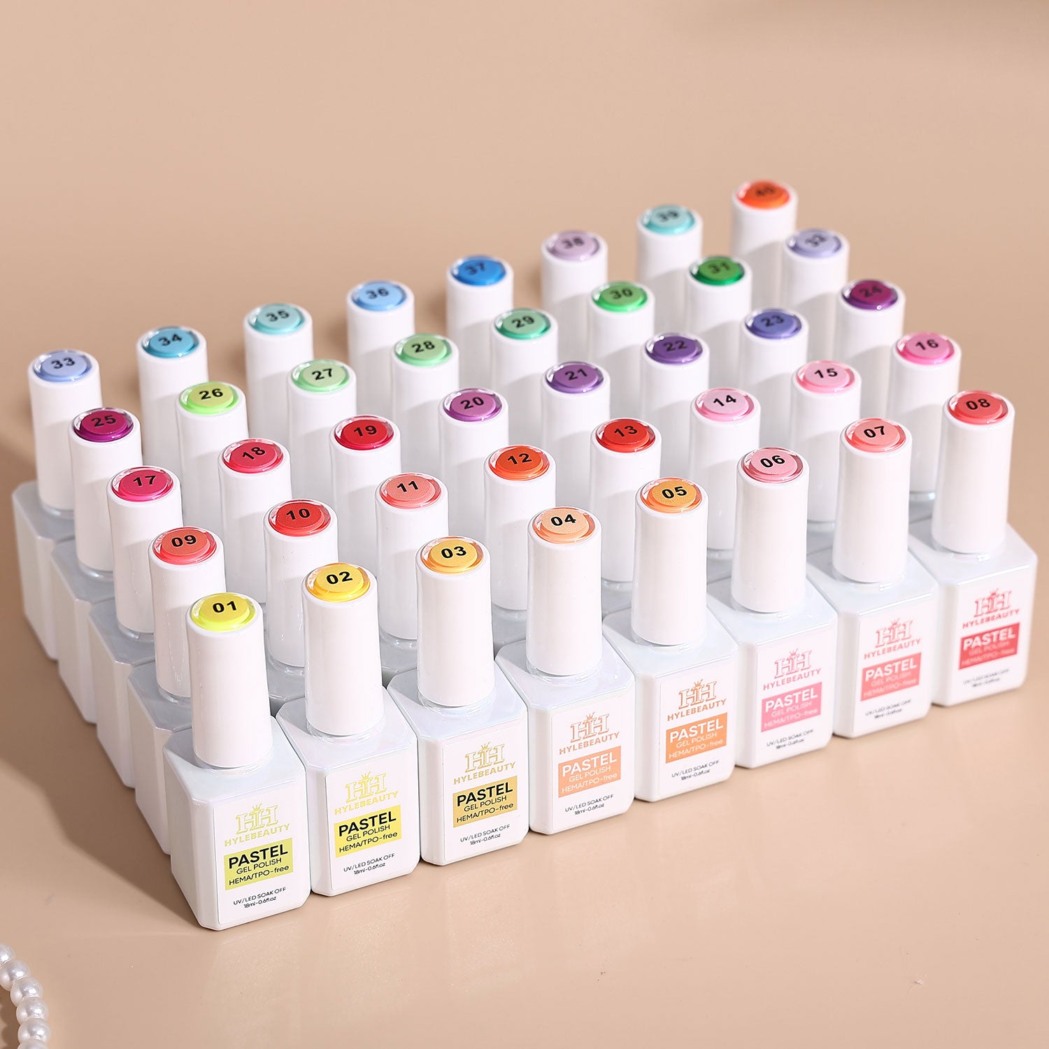 Pastel Collection – 43 Gel Polish Colors