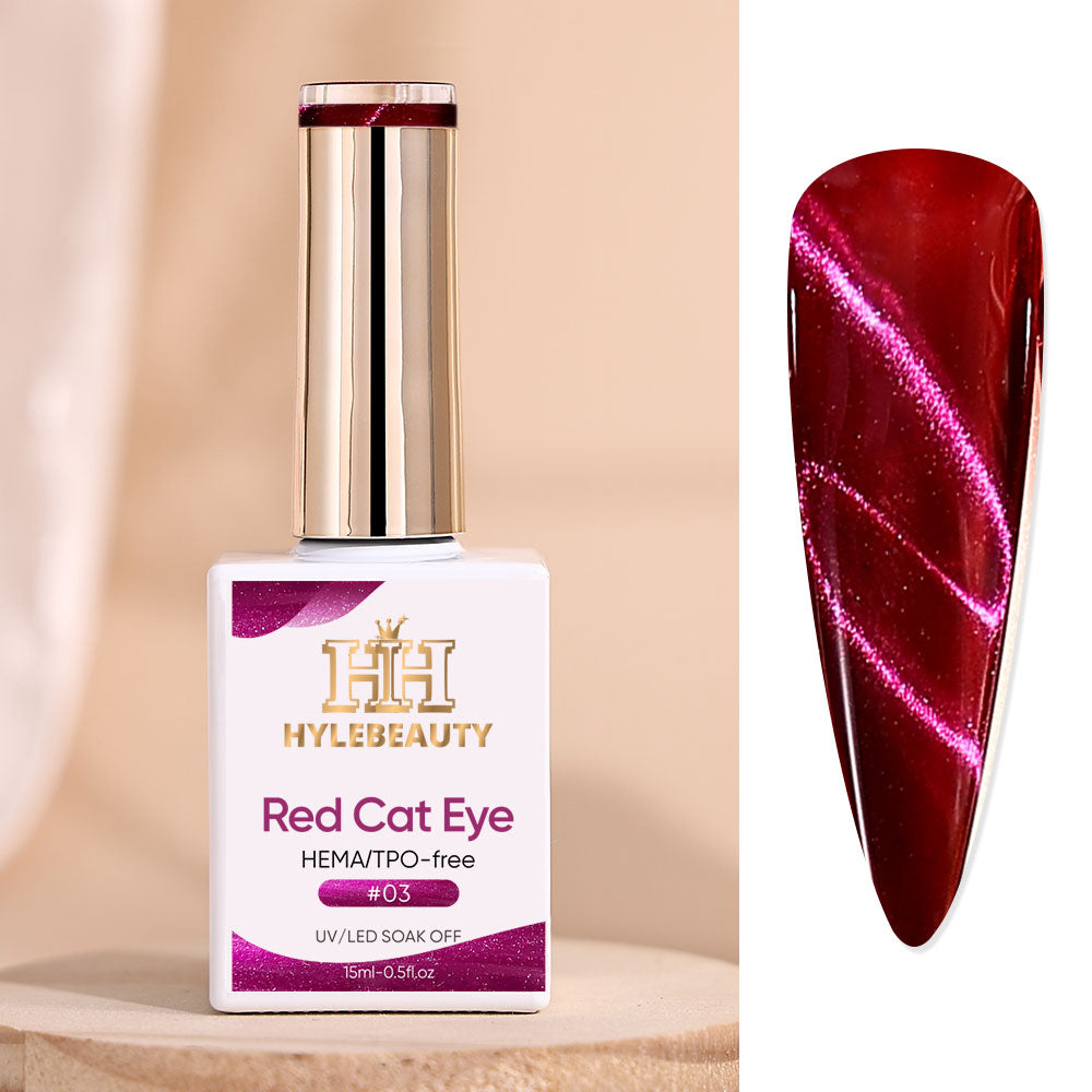 Red Cat Eye Set (14 Colors)