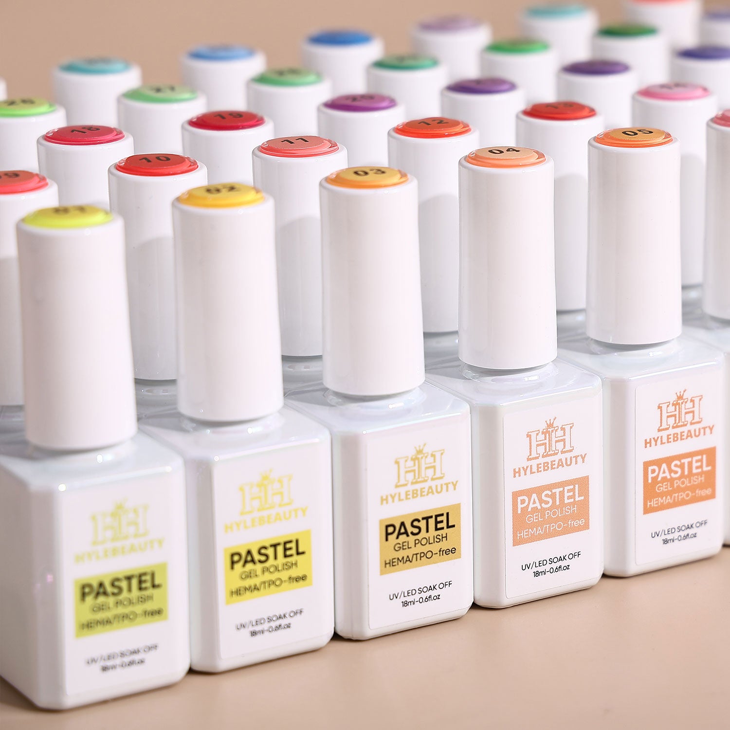 Pastel Collection – 43 Gel Polish Colors