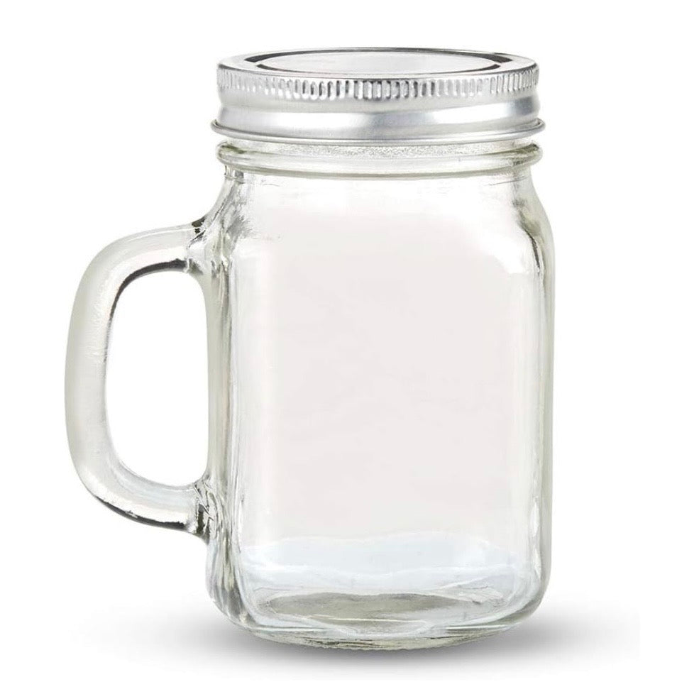 Glass cup with cap