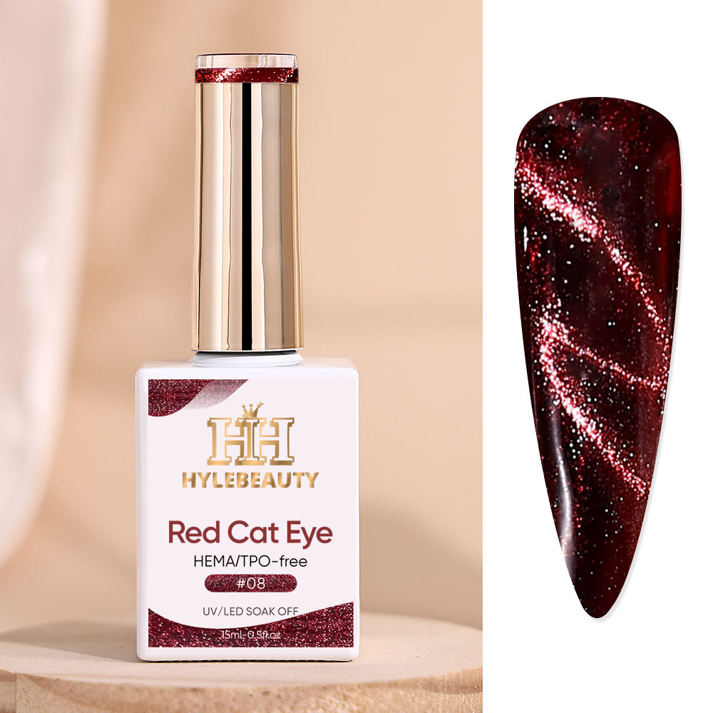 Red Cat Eye Set (14 Colors)