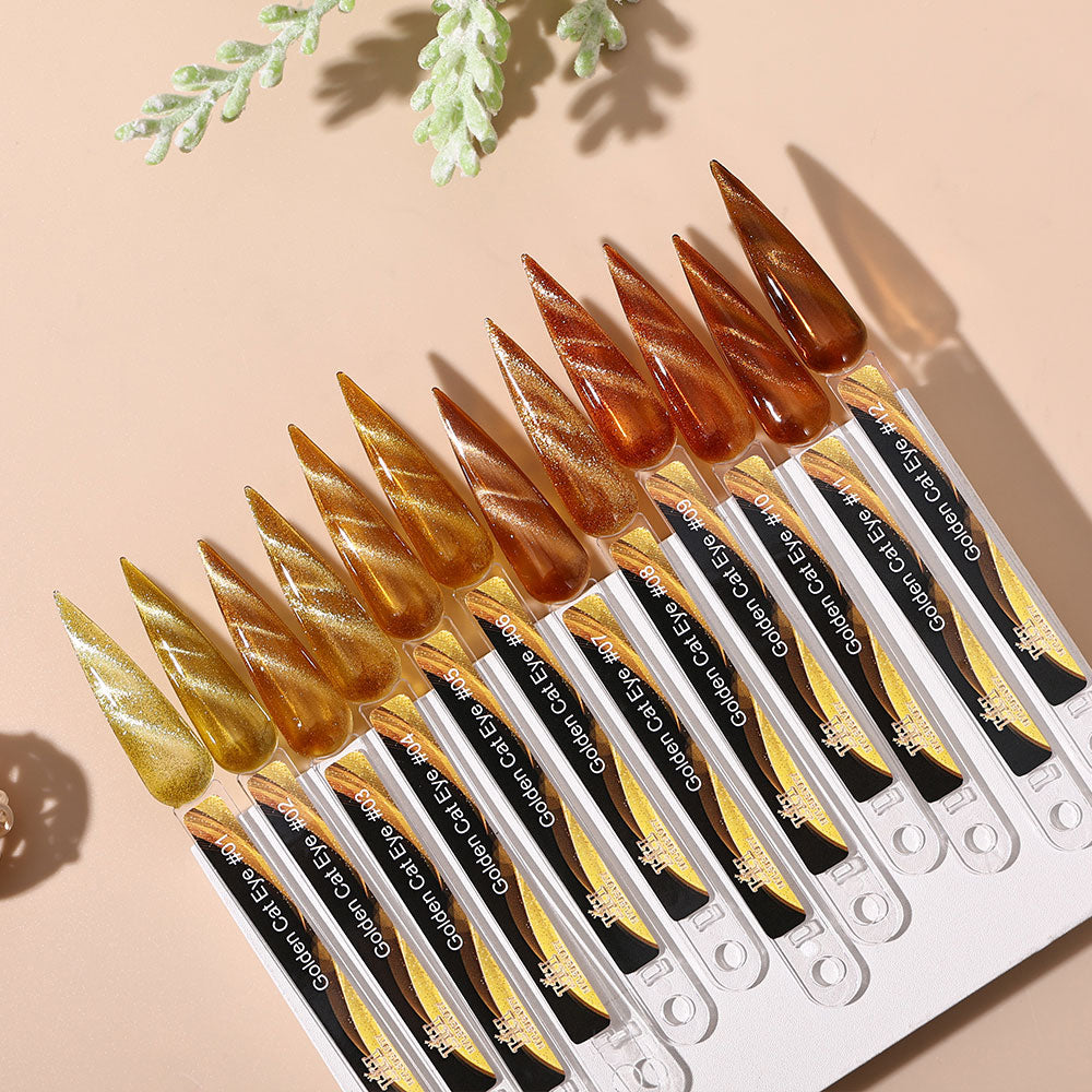 Golden Cat Eye Set (12 colors)