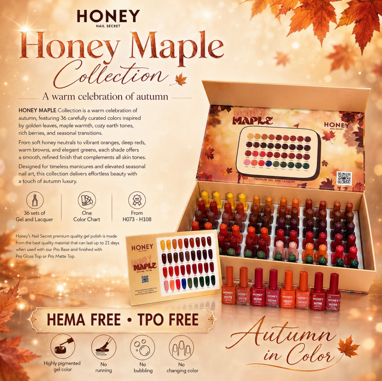 HONEY MAPLE GEL & LACQUER COLLECTION