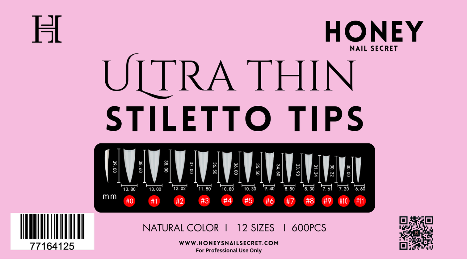 ULTRA THIN -  STILETTO TIPS