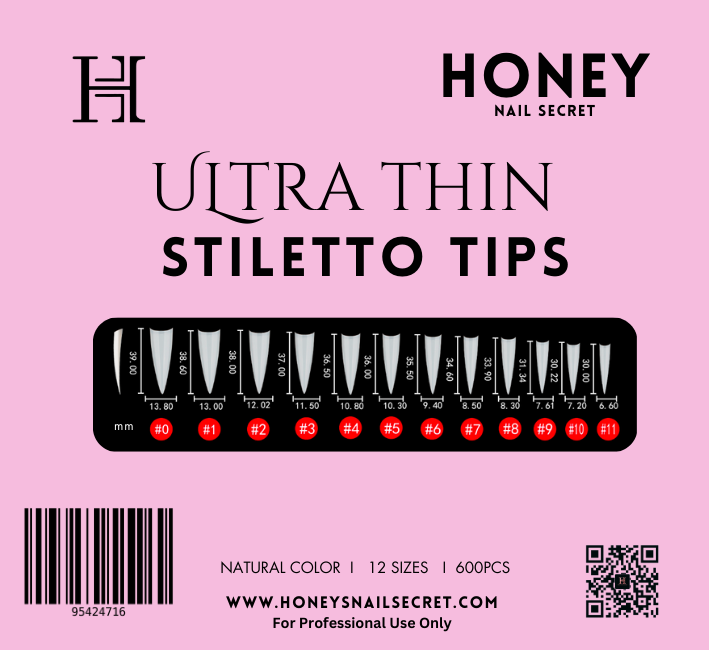 ULTRA THIN -  STILETTO TIPS