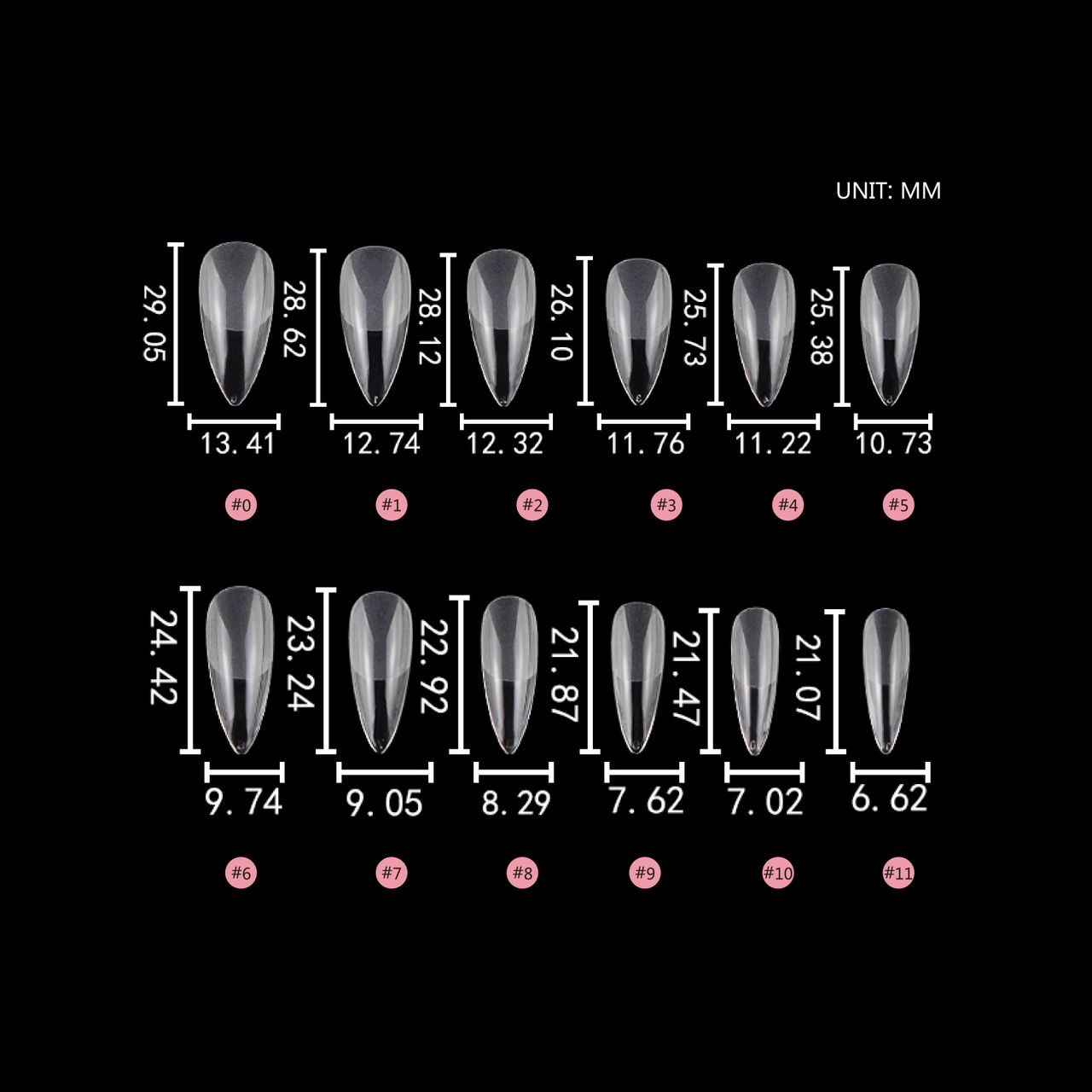 PRO PRESS ON - LONG ALMOND