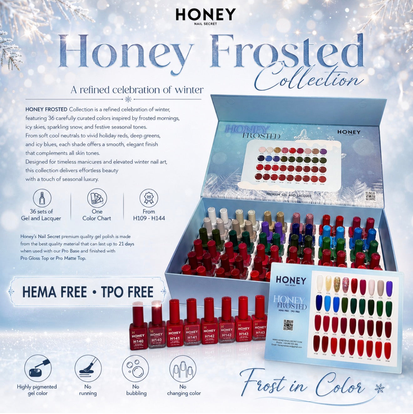 HONEY FROSTED GEL & LACQUER COLLECTION