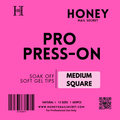 PRO PRESS ON - MEDIUM SQUARE
