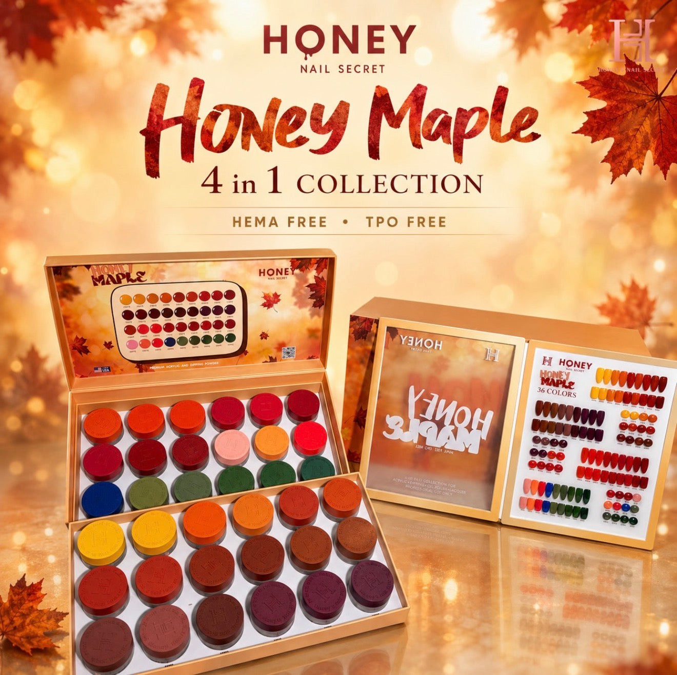 HONEY MAPLE ACRYLIC COLLECTION