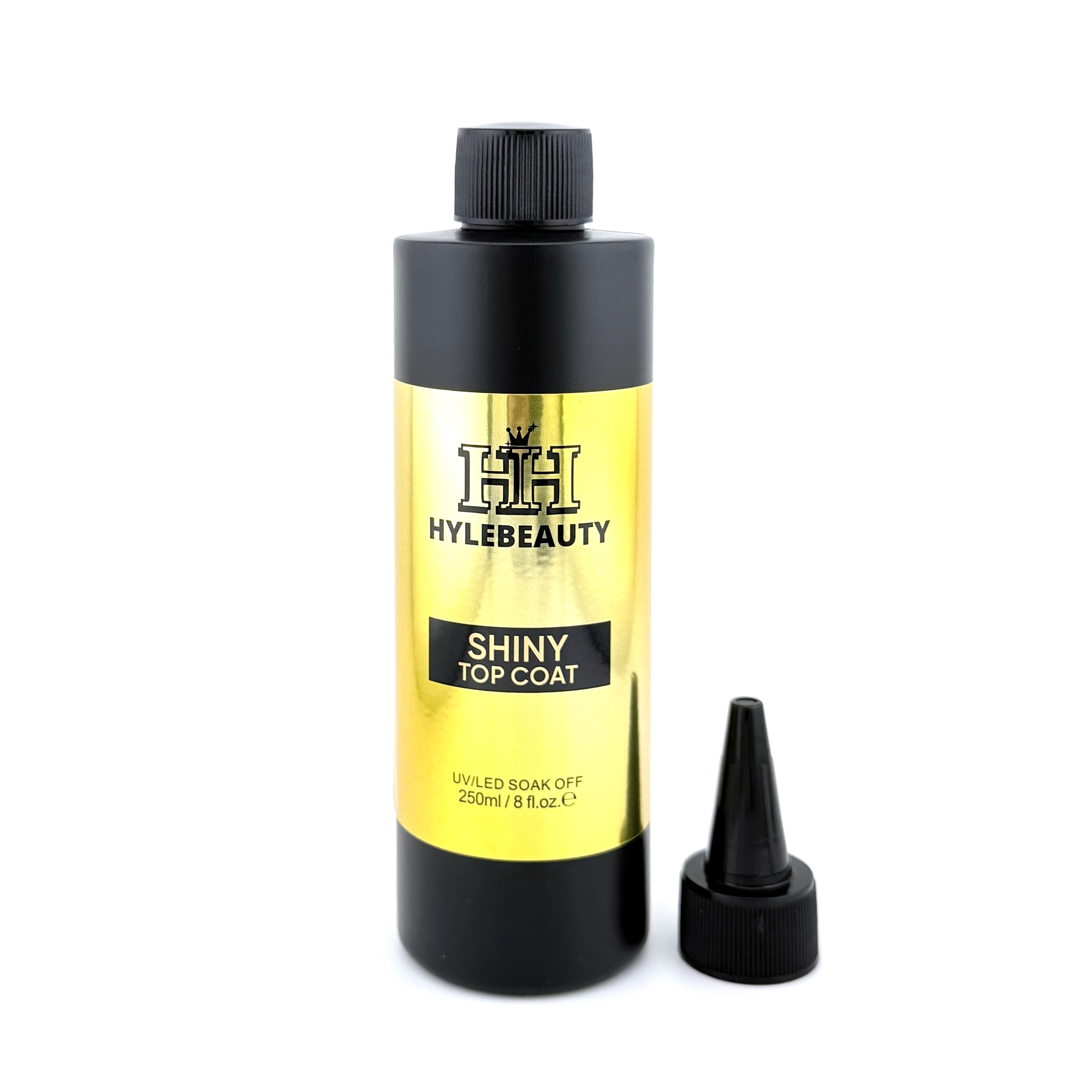 Shiny top coat 8oz refill + 4small bottle 15ml