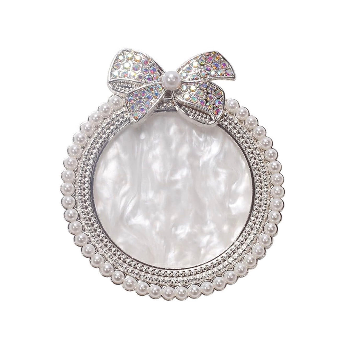 Plate Rhinestone and Pearls