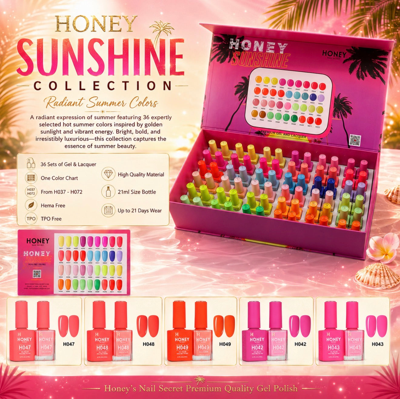HONEY SUNSHINE GEL & LACQUER COLLECTION