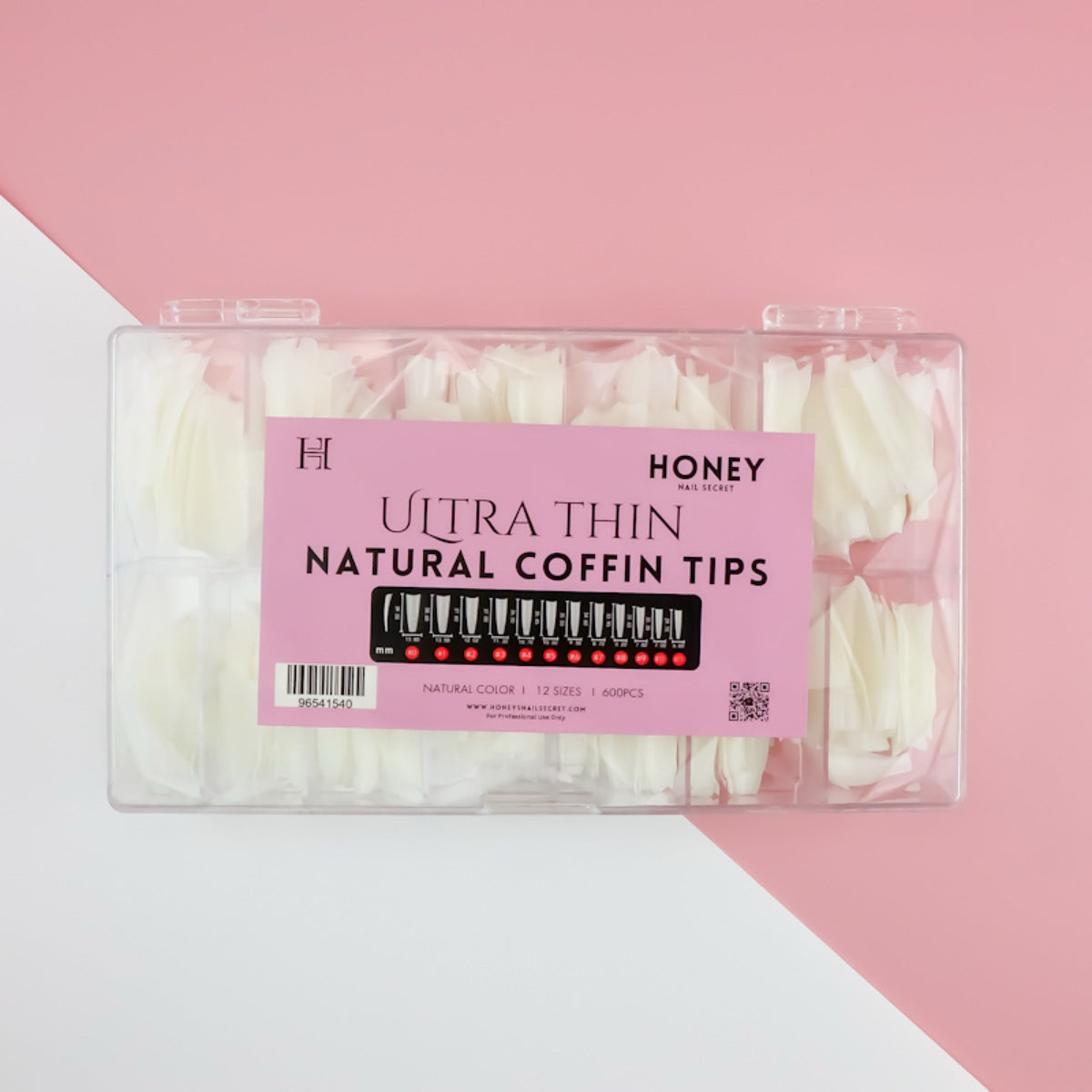 ULTRA THIN -  NATURAL COFFIN TIPS