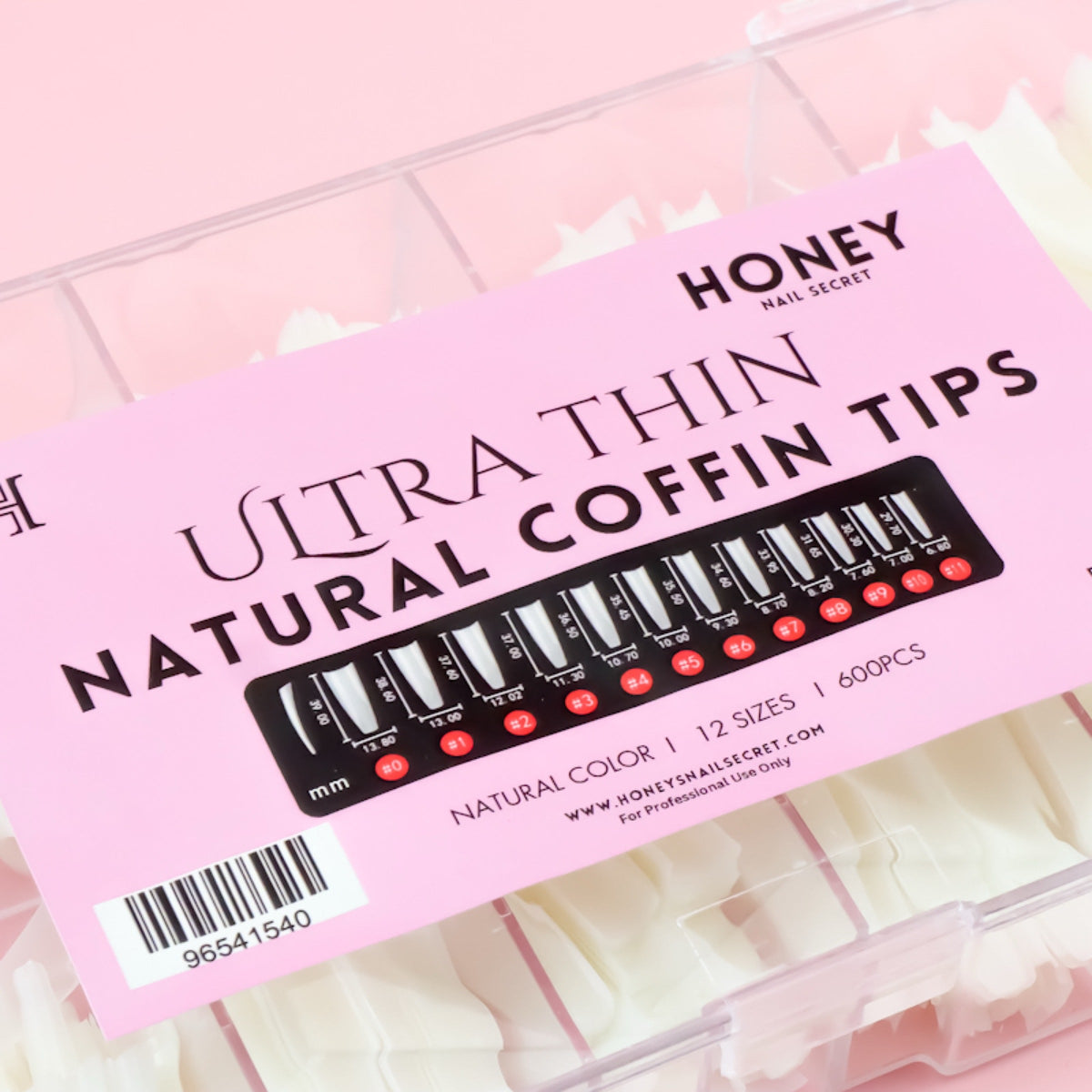 ULTRA THIN -  NATURAL COFFIN TIPS