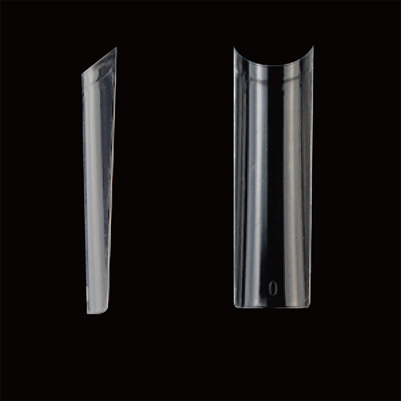 ULTRA THIN - XXL SQUARE NON C-CURVE TIPS ( CLEAR COLORS)