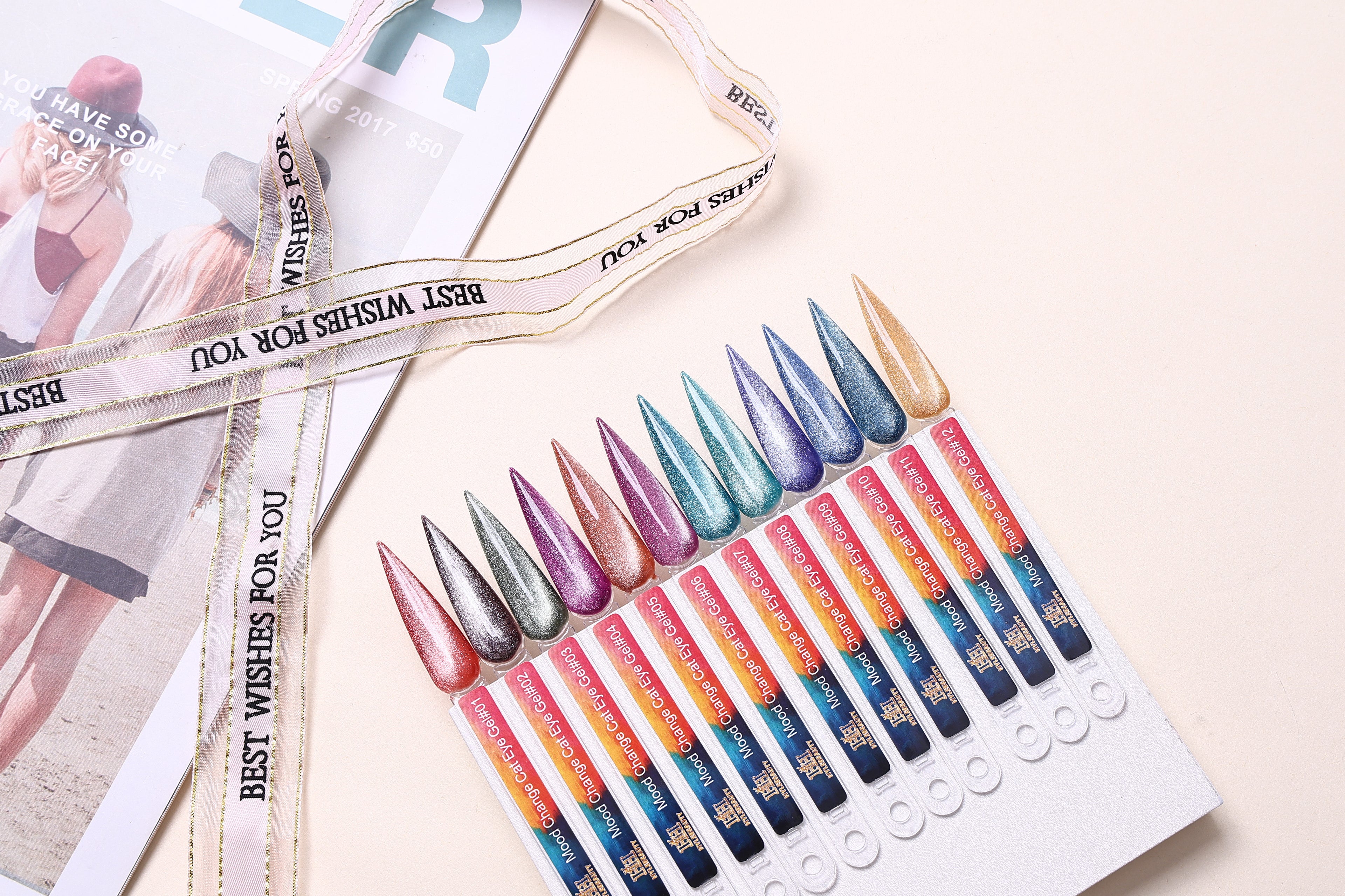 Mood change cat eye (12 colors) set