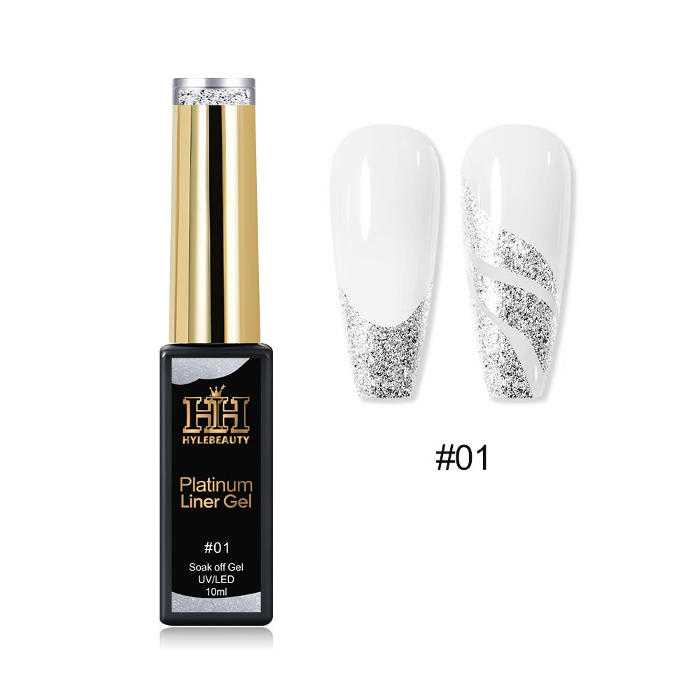 SET PLATINUM LINE GLITTER GEL 24 Colors