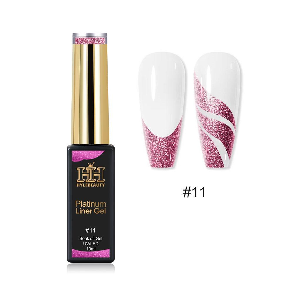 SET PLATINUM LINE GLITTER GEL 24 Colors