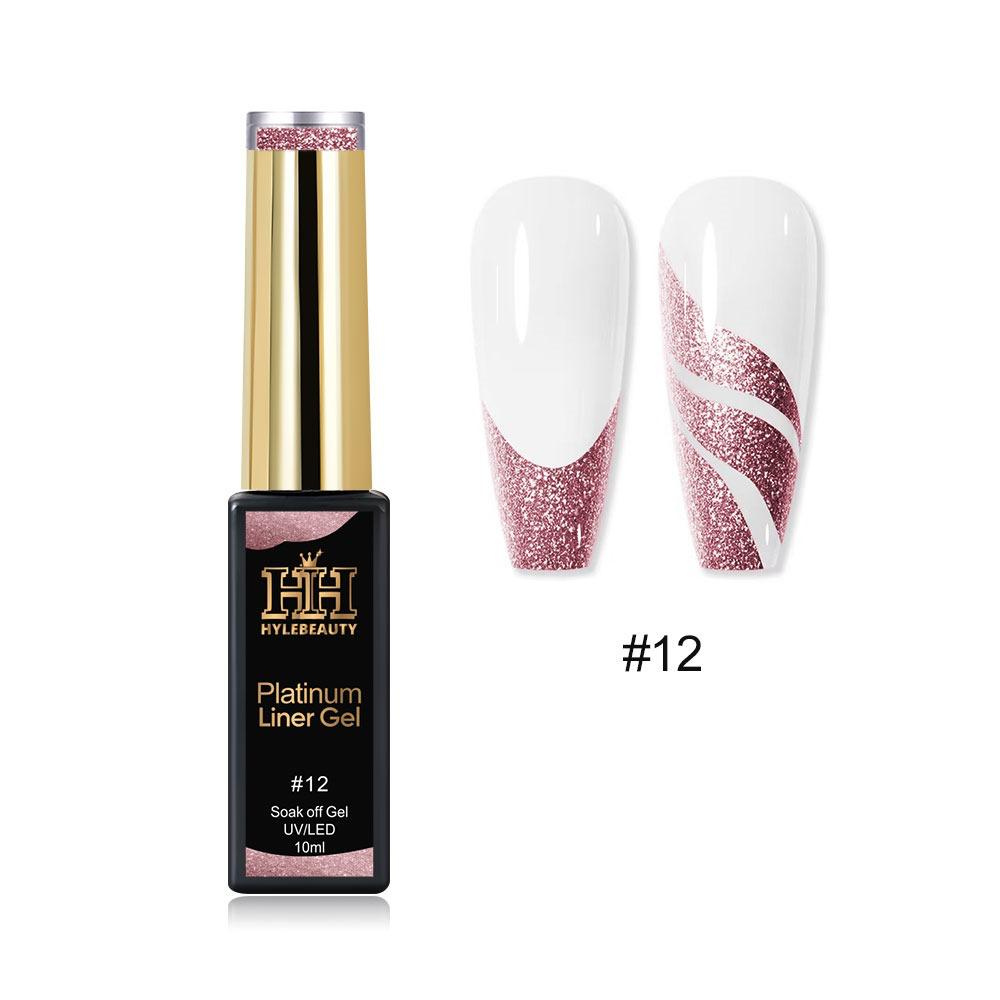 SET PLATINUM LINE GLITTER GEL 24 Colors