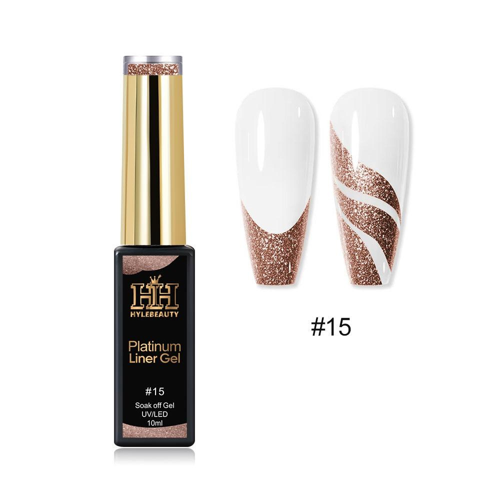 SET PLATINUM LINE GLITTER GEL 24 Colors