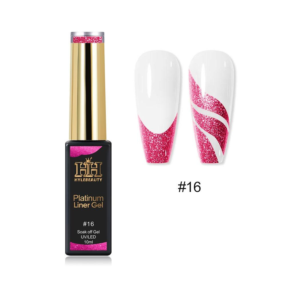 SET PLATINUM LINE GLITTER GEL 24 Colors