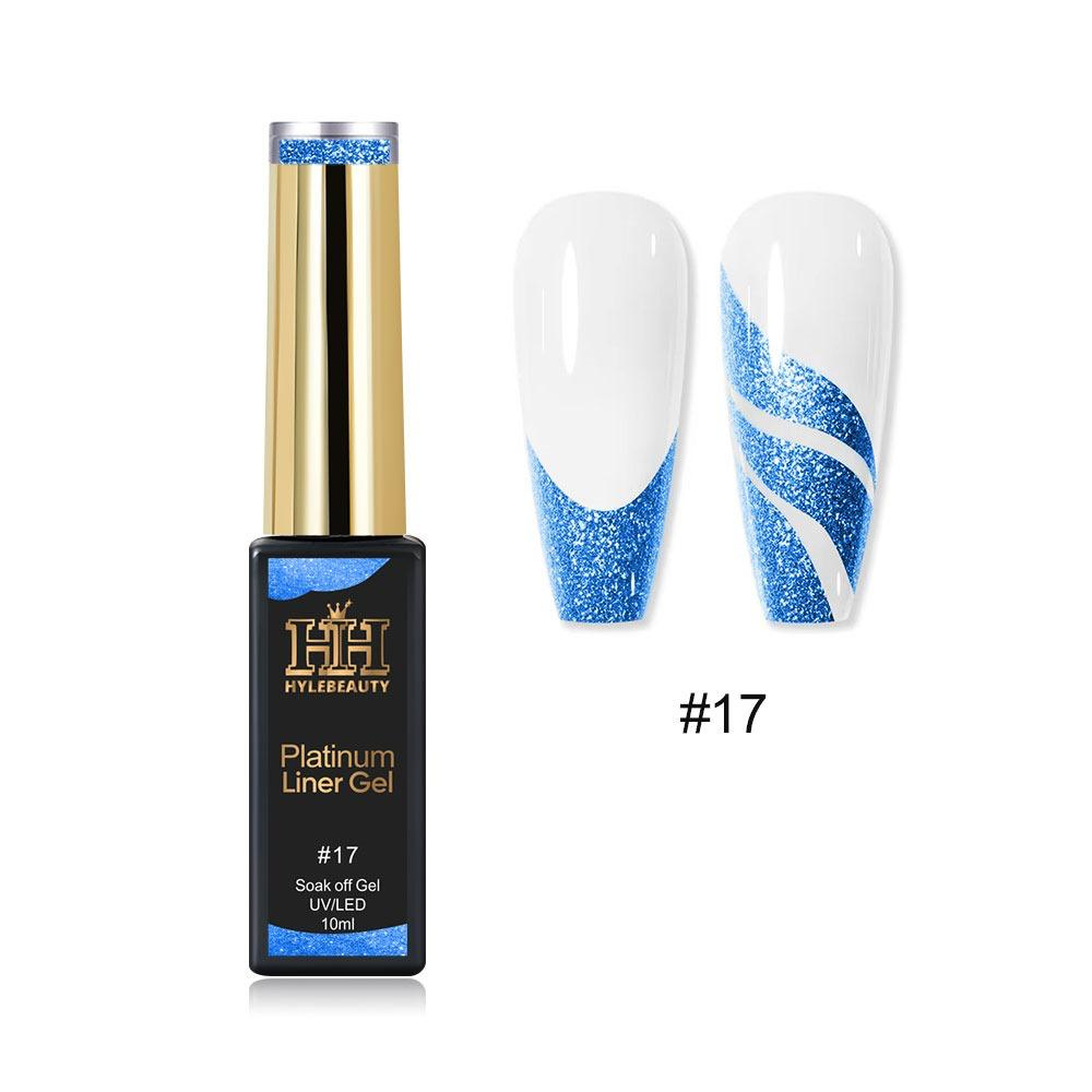 SET PLATINUM LINE GLITTER GEL 24 Colors