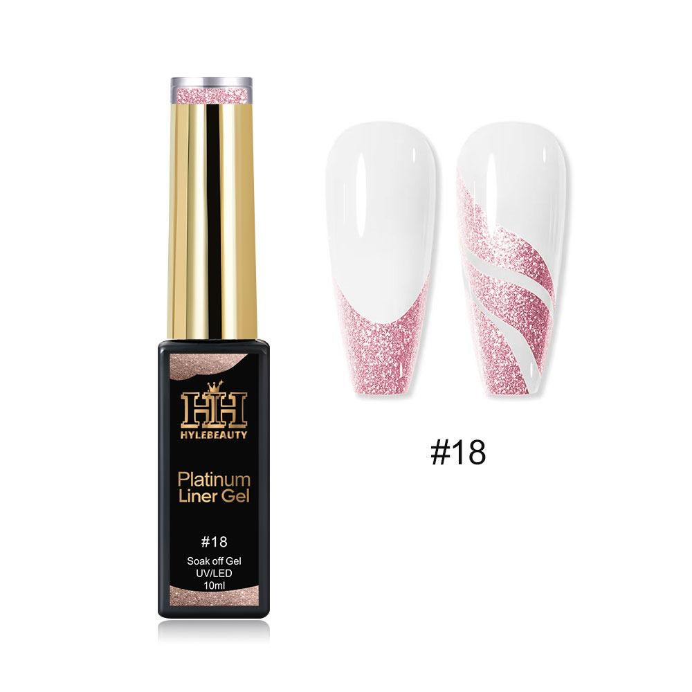SET PLATINUM LINE GLITTER GEL 24 Colors