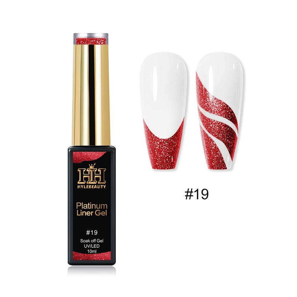 SET PLATINUM LINE GLITTER GEL 24 Colors