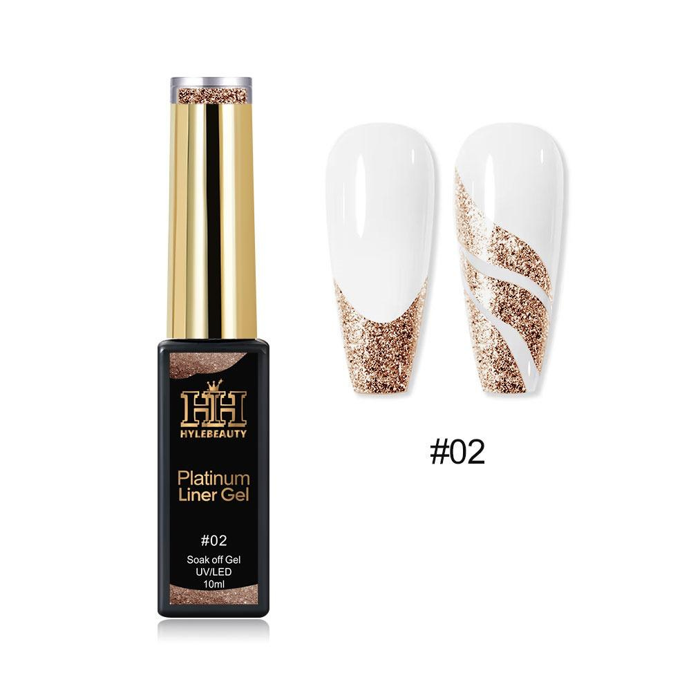 SET PLATINUM LINE GLITTER GEL 24 Colors