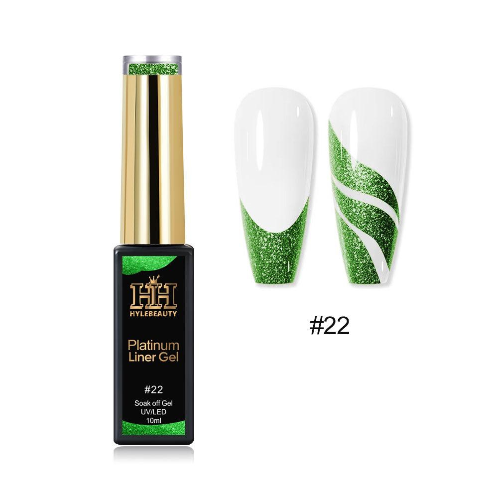 SET PLATINUM LINE GLITTER GEL 24 Colors
