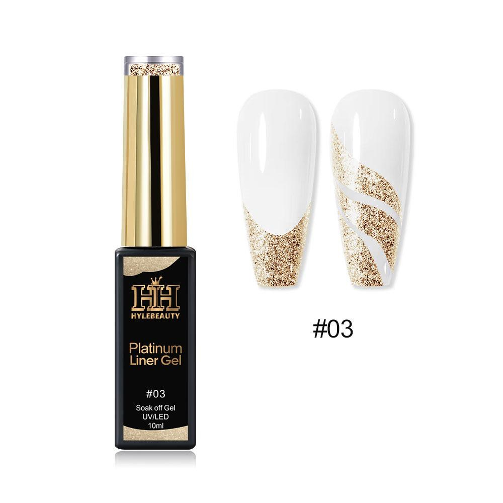 SET PLATINUM LINE GLITTER GEL 24 Colors