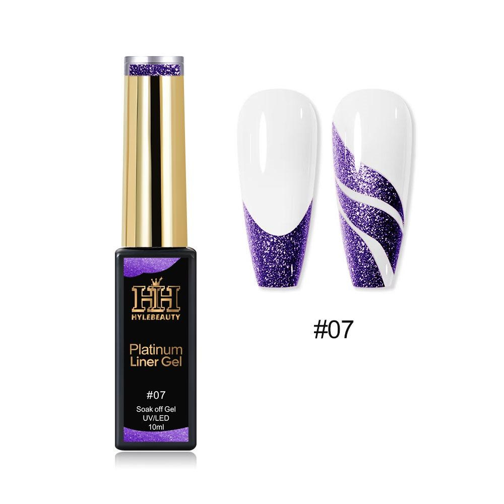 SET PLATINUM LINE GLITTER GEL 24 Colors