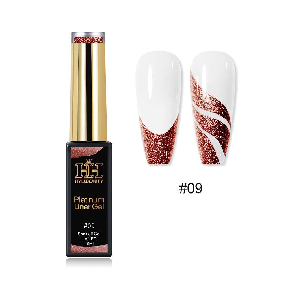 SET PLATINUM LINE GLITTER GEL 24 Colors