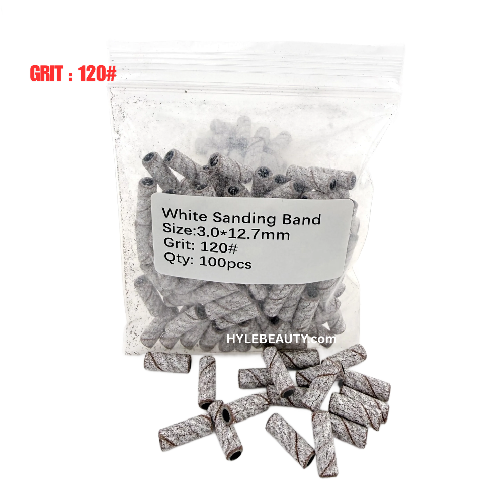 WHITE SANDING BAND SMALL