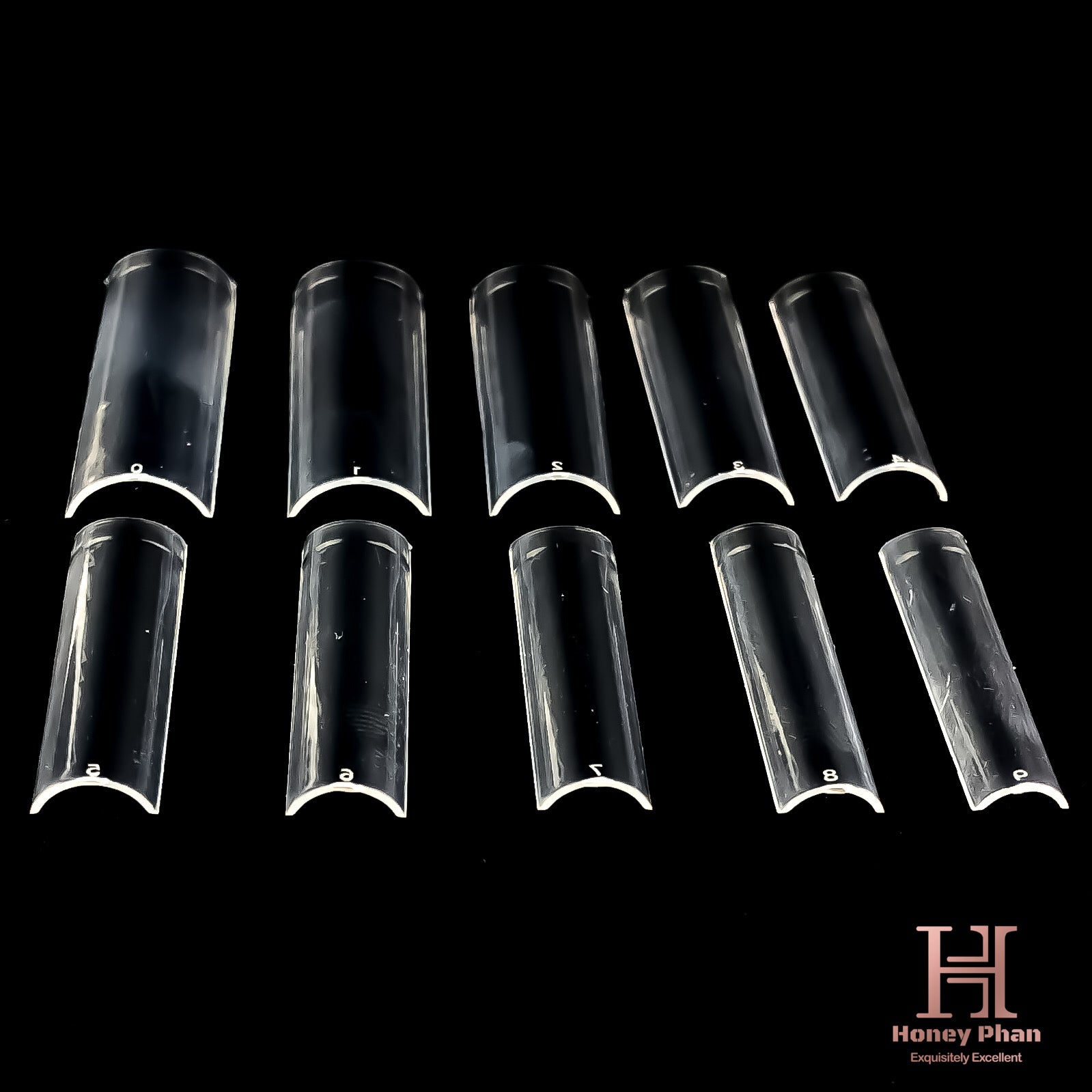 XXL SQUARE NON C-CURVE  TIPS ( 500 pcs)