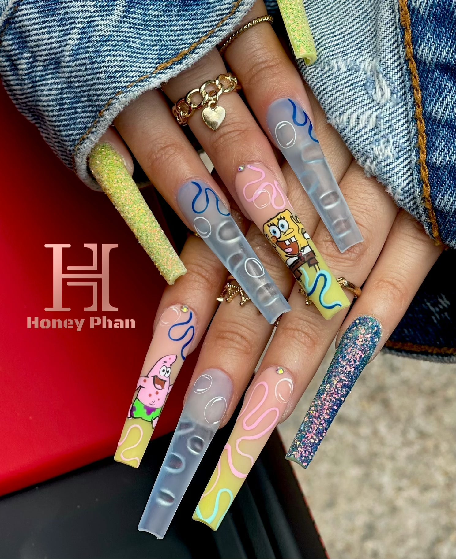 XXL COFFIN NON C- CURVE CLEAR TIPS (500 pcs)