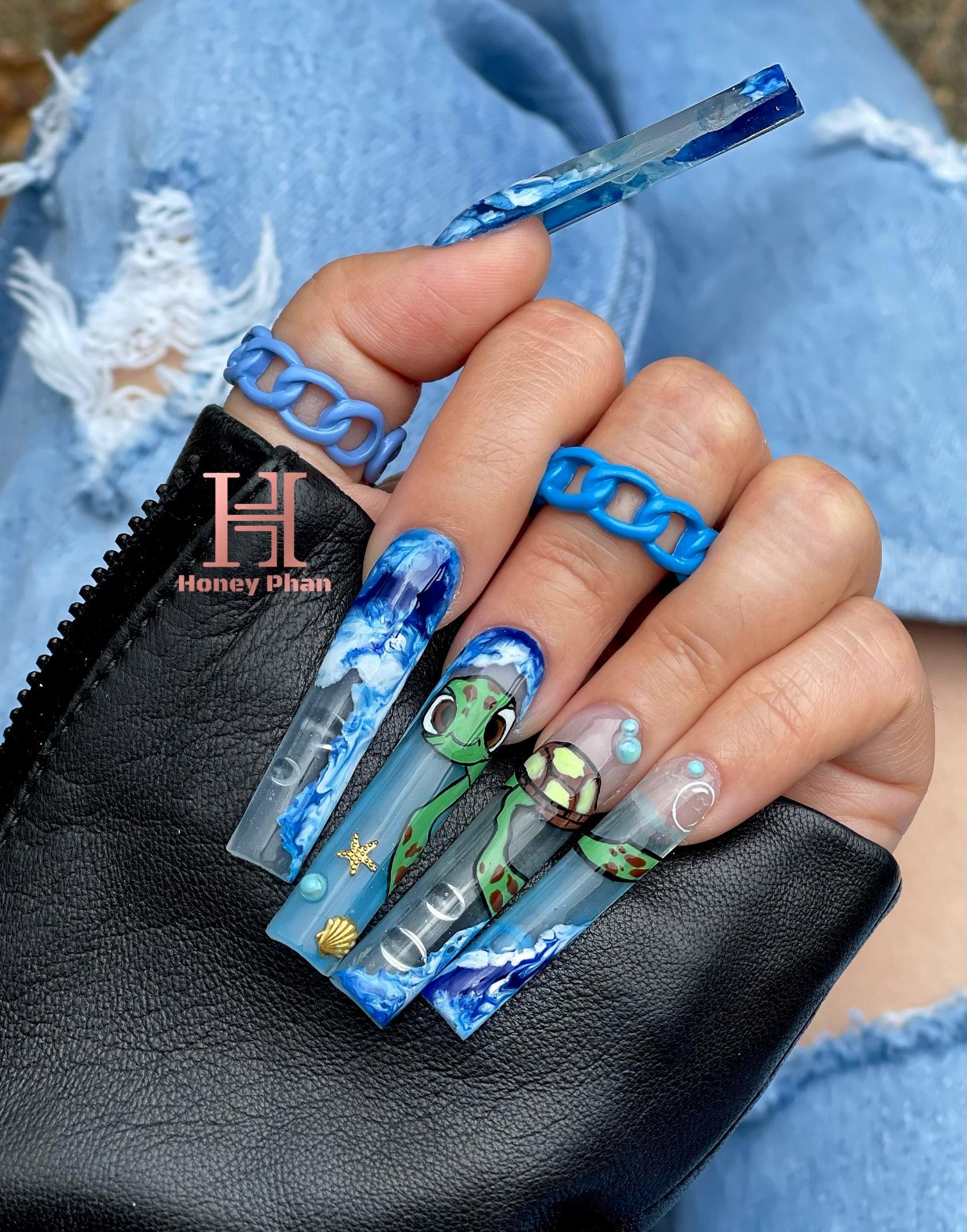 XXL SQUARE NON C-CURVE  TIPS ( 500 pcs)