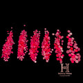 Neon Pink Rhinestones 6 size (1440pcs) -R55