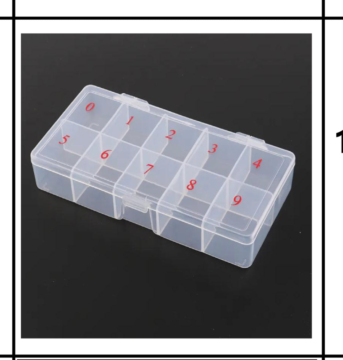 Tips Box Plate EMPTY TIPS BOX – HYLEBEAUTY.com