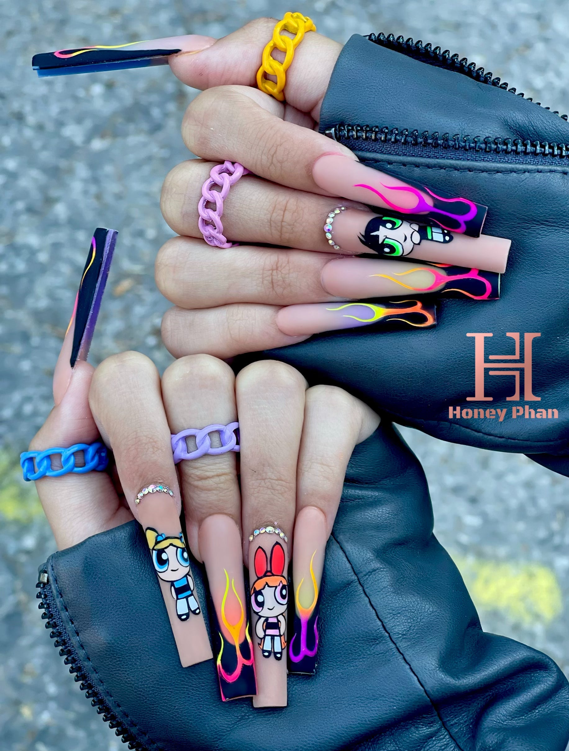 XXL SQUARE NON C-CURVE  TIPS ( 500 pcs)