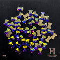 AB Rhinestone Big Bowtie Shape (50pcs) - R19