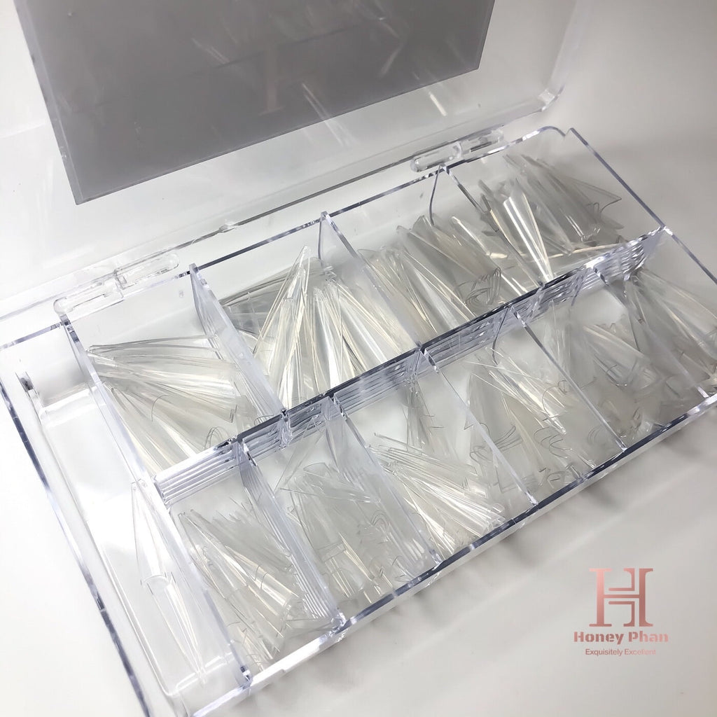 Instant Perfection Middle-Long Stiletto Nail Tips (500 pcs)
