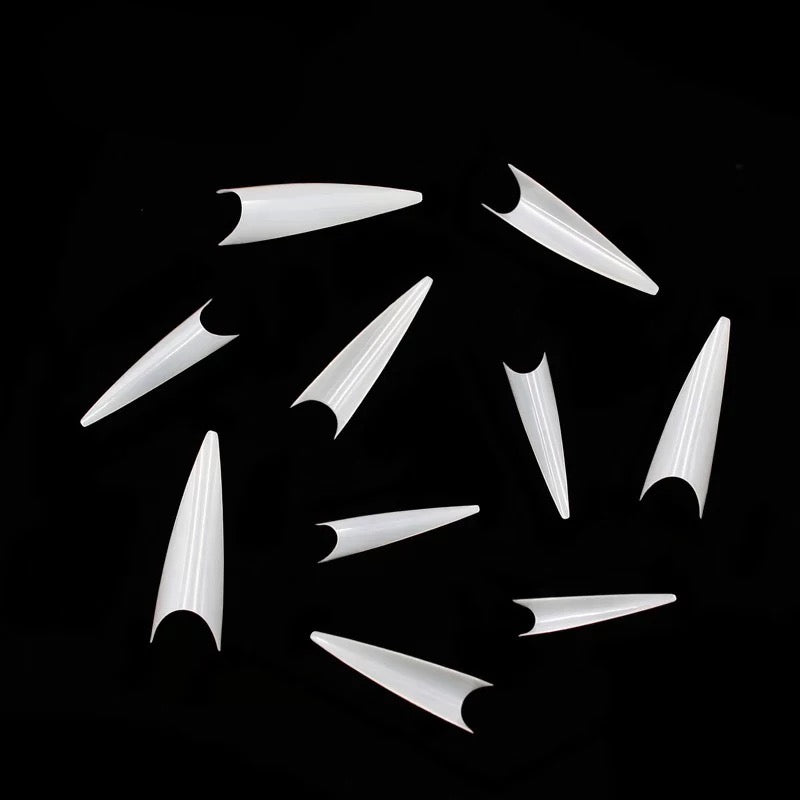Instant Perfection Middle-Long Stiletto Nail Tips (500 pcs)