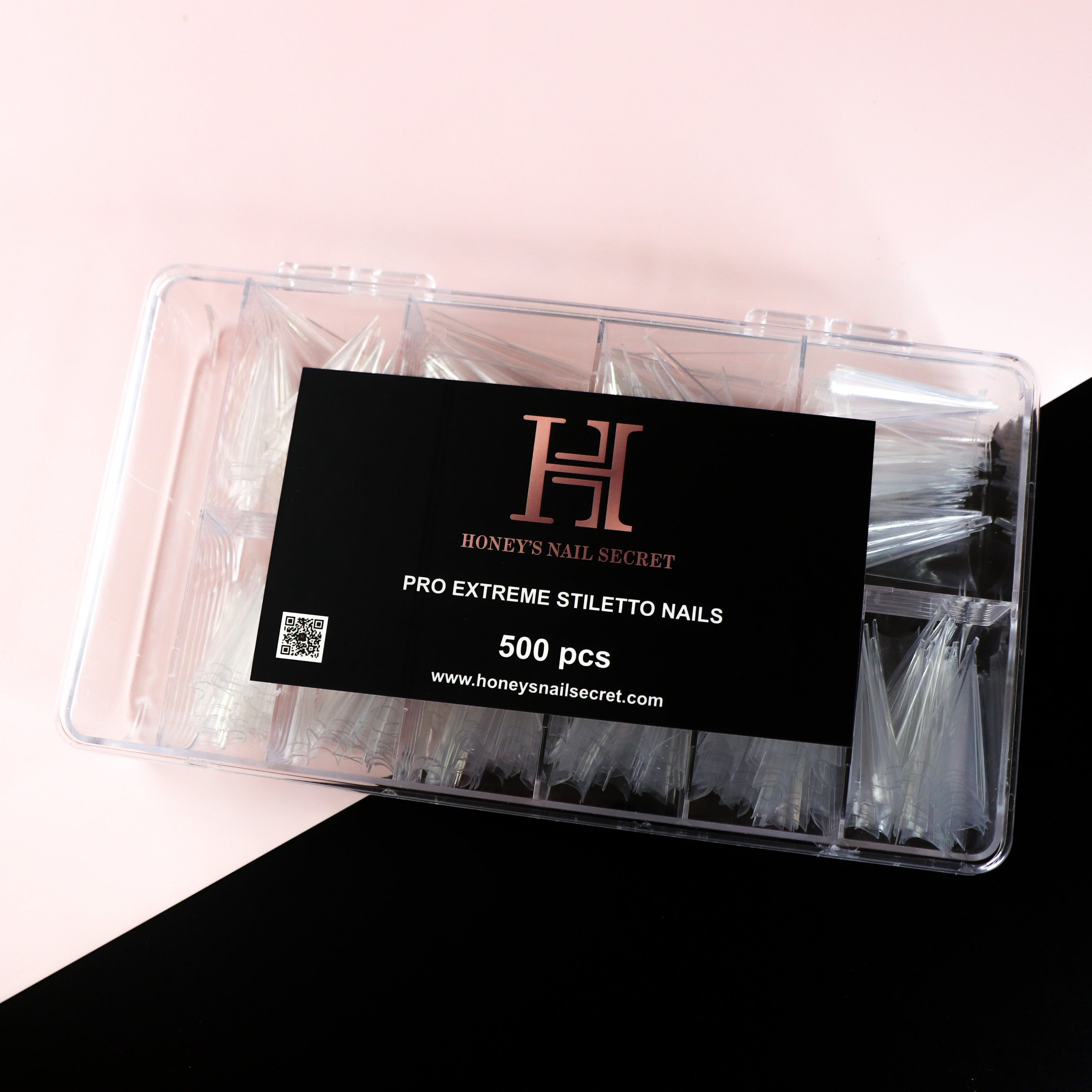 PRO EXTREME STILETTO Nail Tips ( 500pcs)