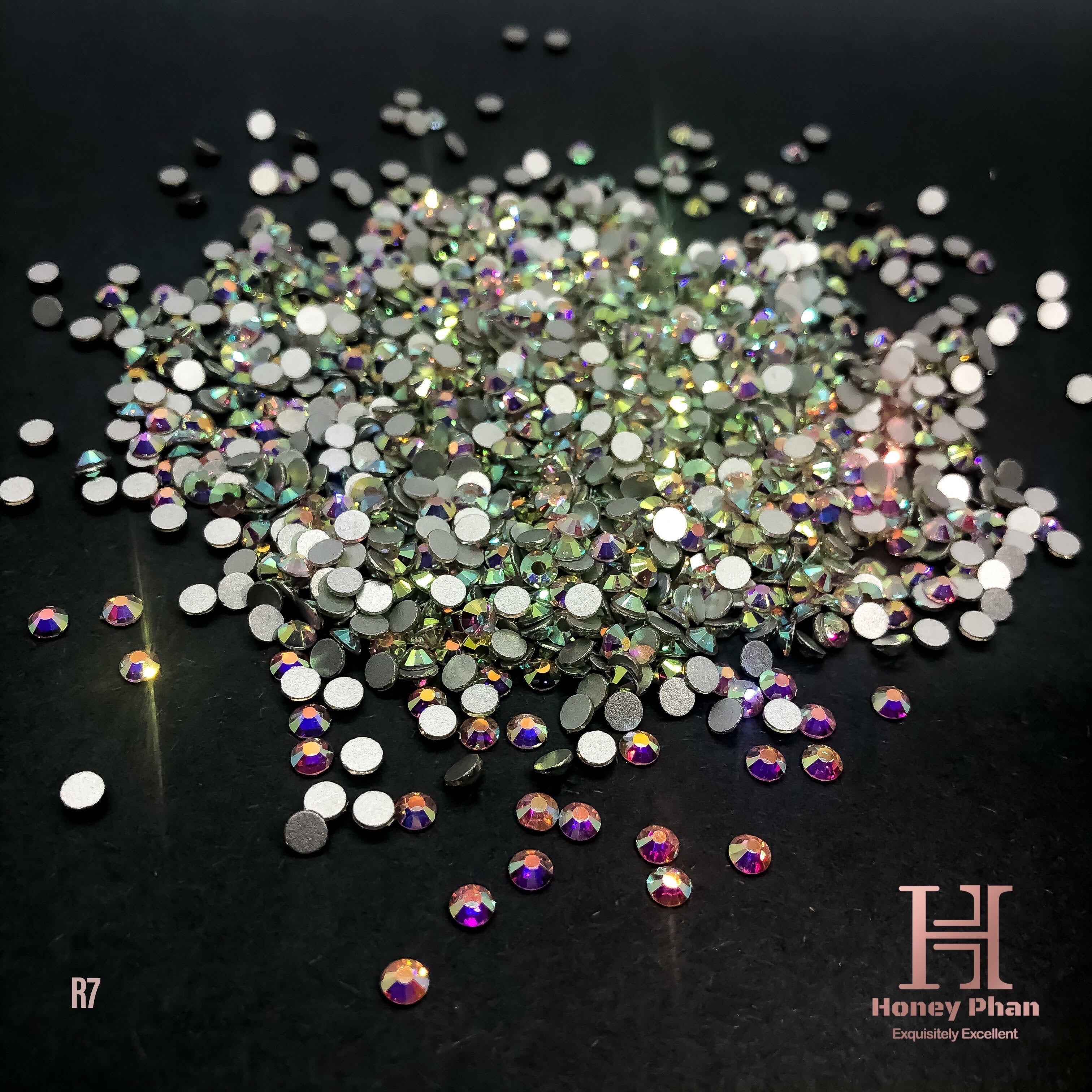 AB Rhinestone Round ss16(1440pcs) - R7